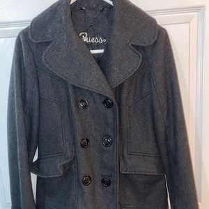 Guess Charcoal Gray Women's Peacoat